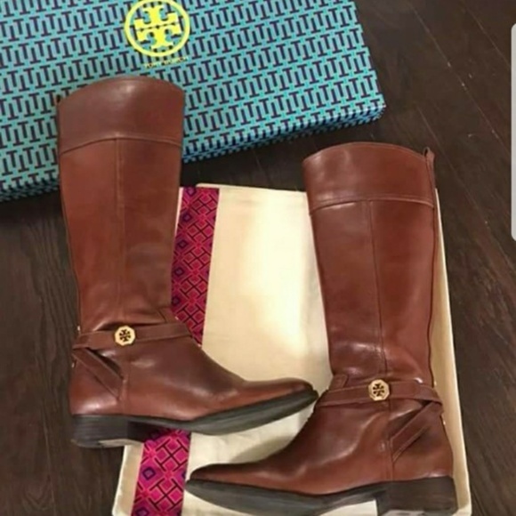 Tory Burch Shoes - {Tory Burch} Sienna Veg Leather Riding Boot
